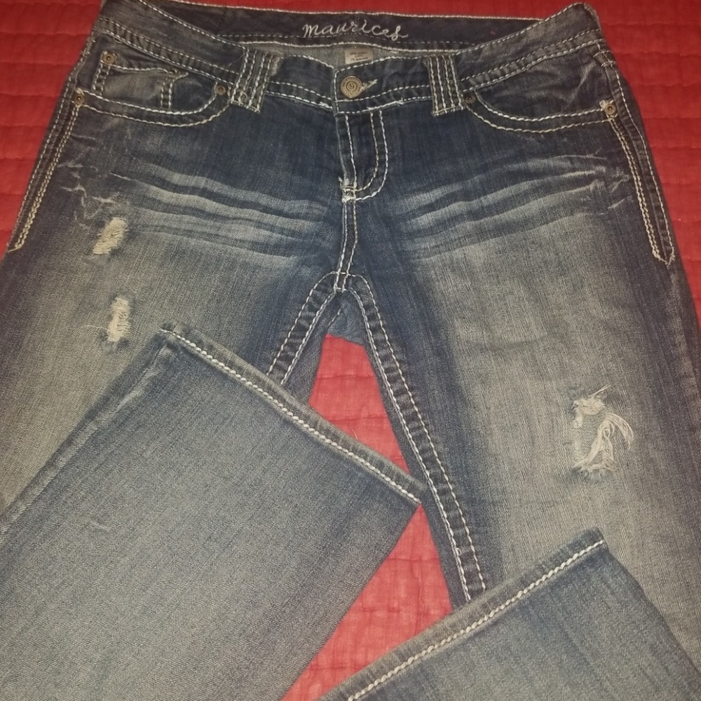 Maurice distressed jeans